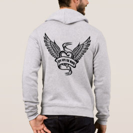 ヴィンテージハート（翼あり） パーカ