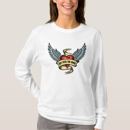 ヴィンテージハート（翼あり） Tシャツ