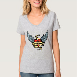 ヴィンテージハート（翼あり） Tシャツ