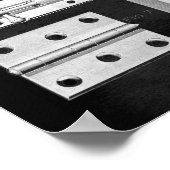 ヴィンテージハードウェアのポスターボルト – ヒンジBlackboard ポスター (角)