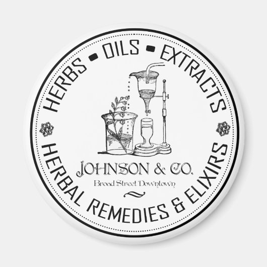 ヴィンテージハーバルアドメーションファームハウスシャビーシック マグネット (正面)