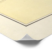 ヴィンテージハーバーメインバーの地図(1897) ポスター (角)