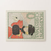 ヴィンテージハーパーのクリスマス1896 ジグソーパズル (横)