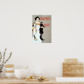 ヴィンテージハーパーズ・メイ・キャッツ・バイ・エドワード・ペンフィールド ポスター (キッチン)