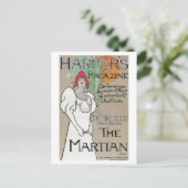 ヴィンテージハーパー誌デュ・モーリエのシリーズ広告 ポストカード (スタンド正面)