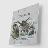 ヴィンテージハーフカスタムドーム角壁時計 スクエア壁時計 (傾斜)