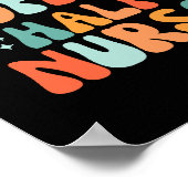 ヴィンテージハーフコーヒーハーフナース ポスター (角)