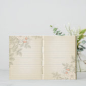 ヴィンテージハーフジャーナルページワイルドバラスクラップ (スタンド正面)