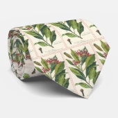 ヴィンテージハーブ香辛料、クローブ植物 ネクタイ (ロール)