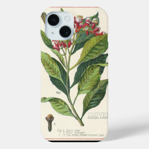 ヴィンテージハーブ香辛料、クローブ植物 iPhone 15ケース