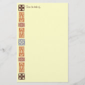 ヴィンテージハーベストアートカスタム文房具 便箋 (正面)