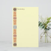 ヴィンテージハーベストアートカスタム文房具 便箋 (スタンド正面)