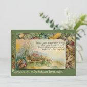 ヴィンテージハーベストオールドランシンサンクスギビング シーズンカード (スタンド正面)