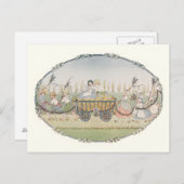 ヴィンテージハーベストカートby H. Willebeek Le Mair ポストカード (正面/裏面)