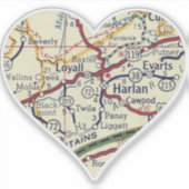 ヴィンテージハーランKYマップ シール (正面)