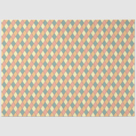 ヴィンテージハーレキインダイアゴナルインパステル 薄葉紙
