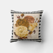 ヴィンテージハーレクインガーデンバラ クッション (裏面)