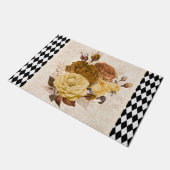 ヴィンテージハーレクインガーデンバラ ドアマット (アングル)