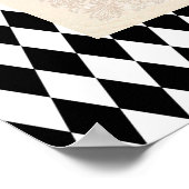 ヴィンテージハーレクインガーデンバラ ポスター (角)