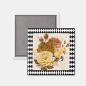 ヴィンテージハーレクインガーデンバラ マグネット (正面/裏面)