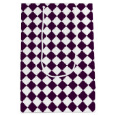 ヴィンテージハーレクインガーデンフラワーパネル ミディアムペーパーバッグ (裏面)