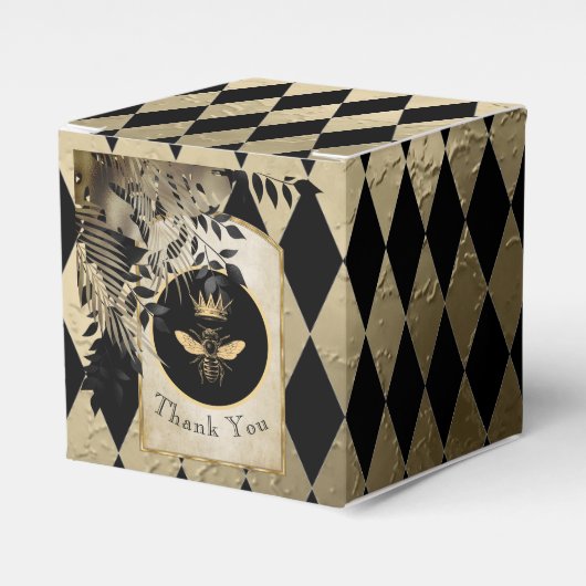 ヴィンテージハーレクインクイーンビーサンキュー フェイバーボックス (正面サイド)