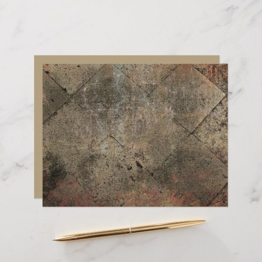 ヴィンテージハーレクインセピアブラウンブラックグランジテクスチャ (正面/裏面インサイチュ)