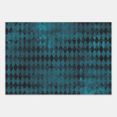 ヴィンテージハーレクイン模様 ラッピングペーパーシート (正面2)