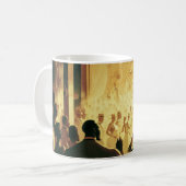 ヴィンテージハーレムクラブ抽象芸術 コーヒーマグカップ (正面左)