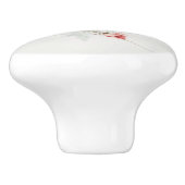 ヴィンテージハ色彩の鮮やかンドスタイルワイルドバラ セラミックノブ (側面)