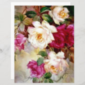 ヴィンテージハ色彩の鮮やかンドバラフローラ工芸紙 (正面/裏面)