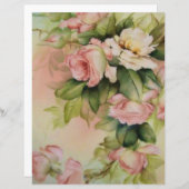 ヴィンテージハ色彩の鮮やかンドバラフローラ工芸紙 (正面/裏面)