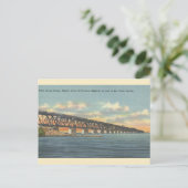 ヴィンテージバイアホンダブリッジ鍵西はがき ポストカード (スタンド正面)