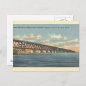 ヴィンテージバイアホンダブリッジ鍵西はがき ポストカード (正面/裏面)