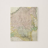 ヴィンテージバイエルンの地図（1814年） ジグソーパズル (縦)