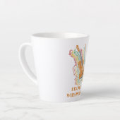 ヴィンテージバイオリンバイオリンの小声 カフェラテマグ (左アングル)