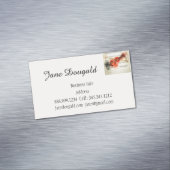 ヴィンテージバイオリンバイオリンミュージシャン音楽 マグネット名刺 (インサイチュ)