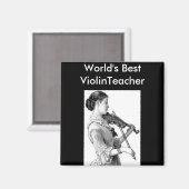 ヴィンテージバイオリン奏者 マグネット (正面/裏面)