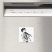 ヴィンテージバイオリン奏者 マグネット (インサイチュ (食洗機))