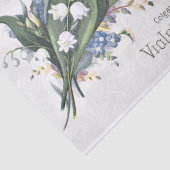 ヴィンテージバイオレットフローラアドエフエマデクページ紙 薄葉紙 (詳細)