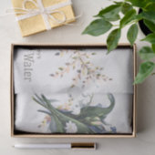 ヴィンテージバイオレットフローラアドエフエマデクページ紙 薄葉紙 (ギフト)