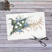 ヴィンテージバイオレットフローラアドエフエマデクページ紙 薄葉紙