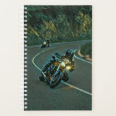 ヴィンテージバイクのアートワーク プランナー手帳 (正面)