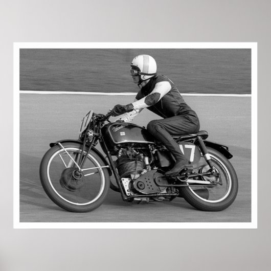 ヴィンテージバイクのポスターFROM 14.94 ポスター (正面)