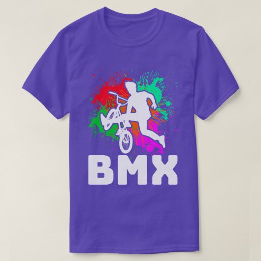 ヴィンテージバイクの衣装バイクアーバンフリースタイルBMX 28 Tシャツ (デザイン正面)