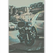 ヴィンテージバイクの贈り物 シール (正面)