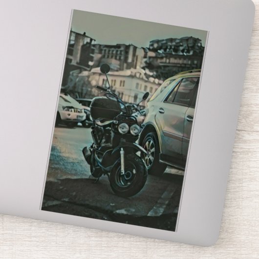 ヴィンテージバイクの贈り物 シール (詳細)