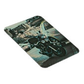 ヴィンテージバイクの贈り物 マグネット (右側)