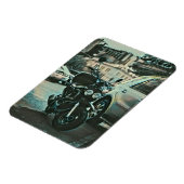 ヴィンテージバイクの贈り物 マグネット (左側)