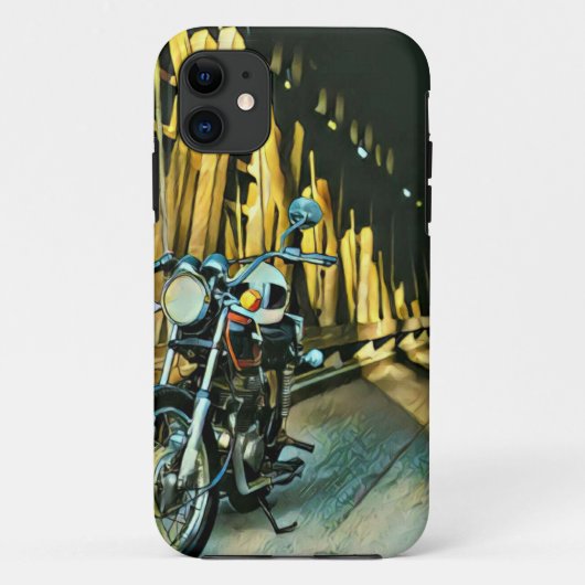 ヴィンテージバイクの贈り物 Case-Mate iPhoneケース (裏面)